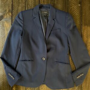 J. Crew Dark Navy Blue Suit Set